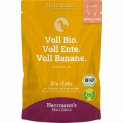 Bio Ente mit Kartoffeln und Bananen 100g Gluten-Getreide- laktosefrei Katze Nassfutter Herrmann