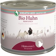 100% Bio Huhn 200g Hund Nassfutter Herrmann