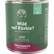 Wild NICHT BIO mit Kürbis Quinoa und Cranberry 800g Hund Nassfutter Herrmann