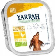 Bio Bröckchen mit Huhn 150g Hund Nassfutter Yarrah