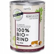 Bio Rind 100 % 400g Hund Nassfutter Naftie