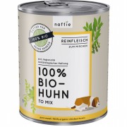 Bio Huhn 100 % 800g Hund Nassfutter Naftie