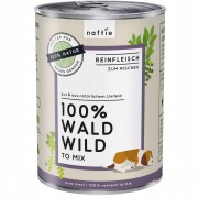 Wald Wild 100 % -NICHT BIO  400g Hund Nassfutter Naftie