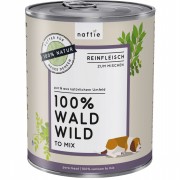 Wald Wild 100 % -NICHT BIO  800g Hund Nassfutter Naftie