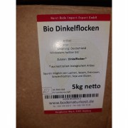 Bio Dinkelflocken 5kg (Karton mit 2x2,5kg) Getreide Bode