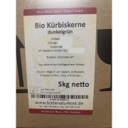 Bio Kürbiskerne dunkelgrün Europa 5kg (Karton) Saaten Bode