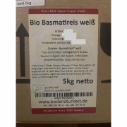 Bio Basmatireis weiß 5kg (Karton) Reis Bode