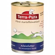 Pferd-Kartoffel-Mahlzeit  (Fleisch NICHT BIO)  400g Hund Nassfutter Terra-Pura