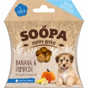Hundedrops für Welpen Banane und Kürbis 50g NICHT BIO Hund Snack Soopa
